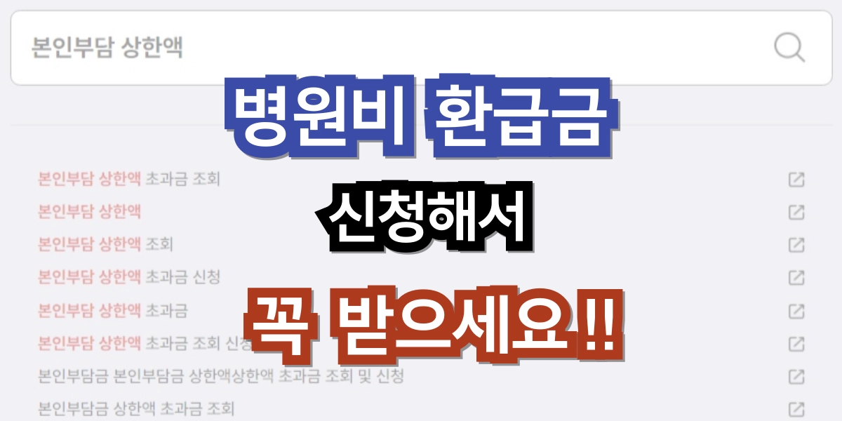 병원비 환급